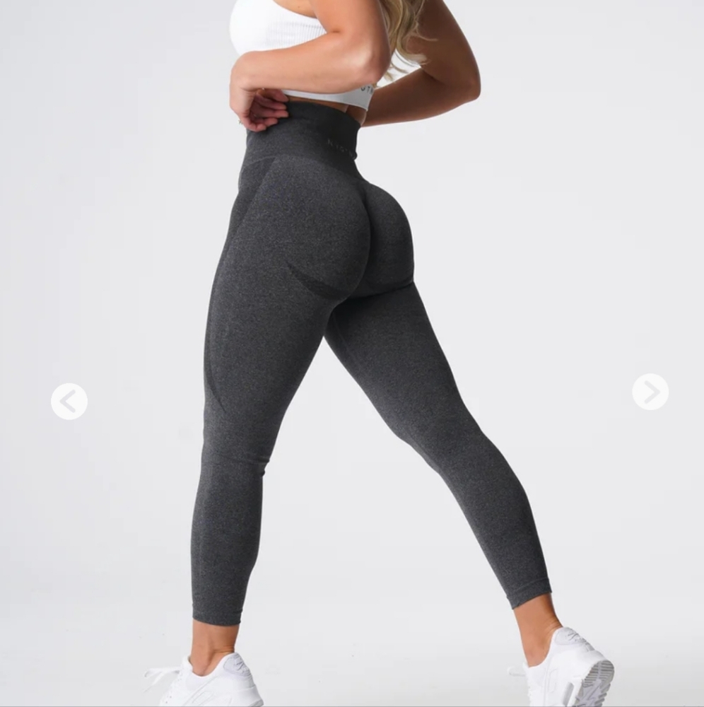 Black Speckled Contour Seamless Leggings